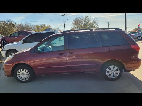 2008 Toyota Sienna Startup Quick Walk-around and Short Drive