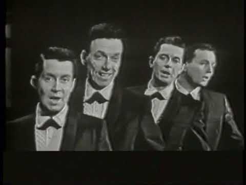 Four Esquires--Love Me Forever, Rare 1957 Video Performance
