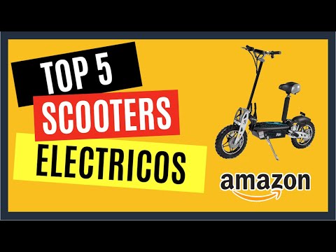 ✅ TOP 5 Mejores SCOOTERS Eléctricos de Amazon [Adulto - Baratos - Batería - Plegable] con asiento