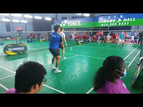 Badminton 12th Rawang Open Men's Double Open - Eizlan Shah / Tan Jinn Hwa Vs Beddy Khoo / Chen Wai