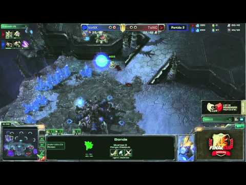 ToXiC vs VortiX (Mapa 2) - Semifinales Starcraft II - LVP Final Cup