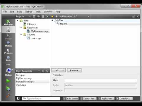 C++ Qt 13 - Resource Files