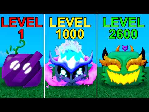 Blox Fruits Level 1 - 2600 Using Every Reworked Fruit