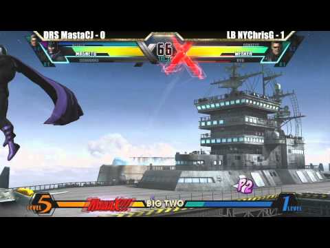 UMVC3 Grand Finals DRS MastaCJ vs LB NYChrisG - Big Two #6 Tournament Sponsored by TGS