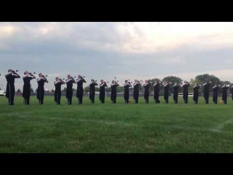 Blue Devils hornline in the lot 7/8/13