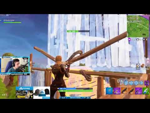 Shroud 17 Kill Game In Blitz Solo - Fortnite Battle Royale