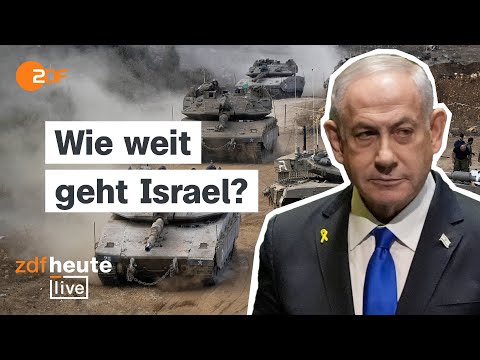 Bodenoffensive gegen Hisbollah im Libanon: Wie reagiert Iran? | ZDFheute live