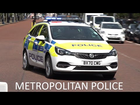 The same police car responding several times in London