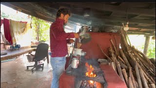 Ele fez café e depois foi limpar o quintal 🤠EU NÃO ESTOU BEM DE SAÚDE 🥹Ele me ajuda muito 🙏