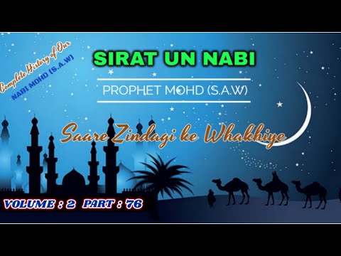 NABI MOHD (S.A.W) COMPLETE LIFE STORY (GHAZWA HUNAN) Part 76