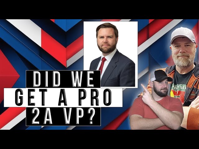 Do We Have The Most Pro 2A Candidate We've EVER HAD..? Will JD Vance Balance Out Trump For The 2A?