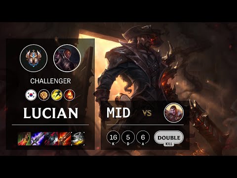 Lucian Mid vs Jayce - KR Challenger Patch 10.13
