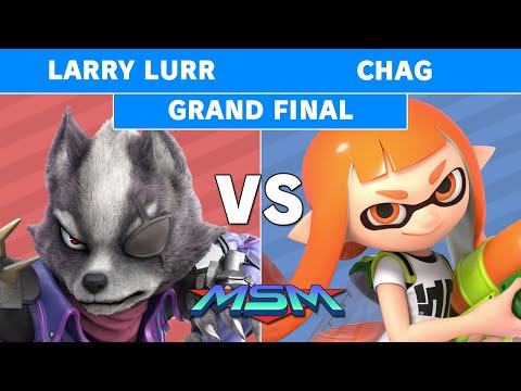 MSM 206 - T1 | Larry Lurr (Wolf) Vs Chag (Inkling,Palutena) Grand Finals - Smash Ultimate