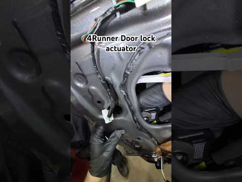 Part 1 2023 Toyota 4Runner door lock actuator replacement