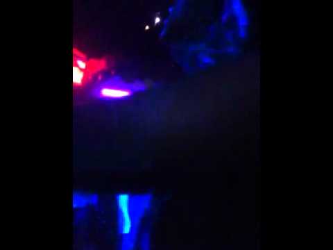 Lady @ wheel of pain at fetish ball