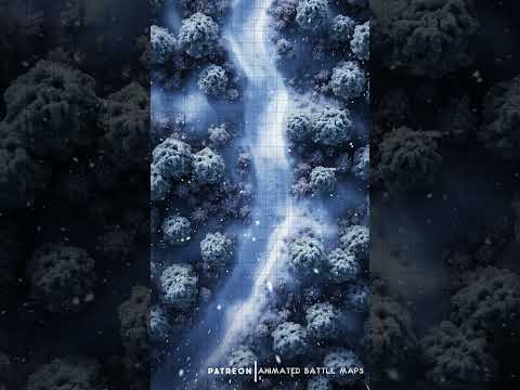 D&D | Whitepeak Rush Part 5 Grid | Animated Battle Maps