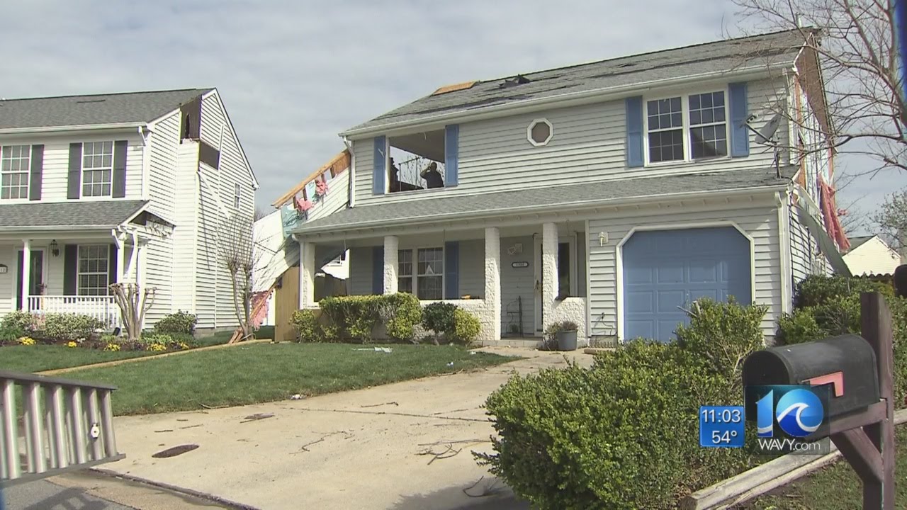 Tornadoes touch down in Chesapeake, Virginia Beach