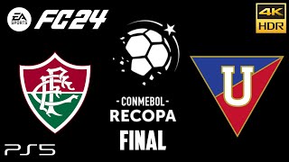 EA FC 24 - Fluminense vs LDU Quito - Final CONMEBOL Recopa | PS5™ [4K 2160p60 HDR].