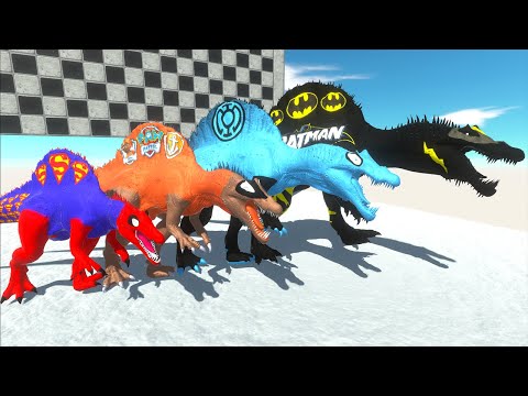 Hunting found Jurassic world evolution 4 Spinosaurus Marvel Superhero - Dinosaurs Race Champions