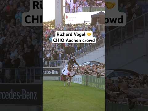 Richard Vogel 🤝 CHIO Aachen crowd #showjumping #chioaachen #equestrian