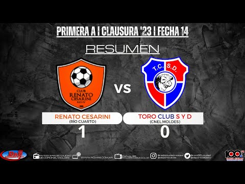 RESUMEN | Renato Cesarini (Río IV) (1) - Toro Club (0)