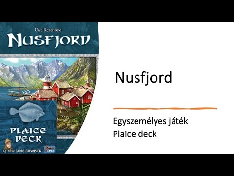 Nusfjord - Egyszemélyes játék - plaice deck - Robert SoloPlay