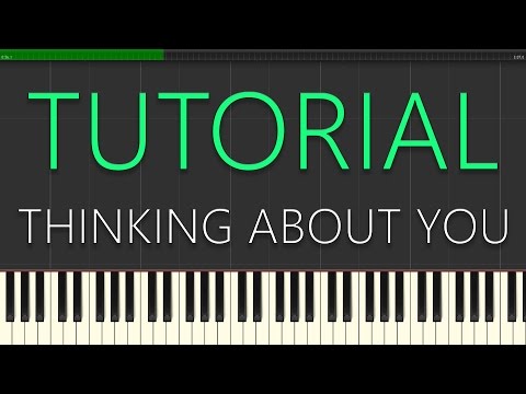 Hardwell ft. Jay Sean - Thinking About You (Piano Tutorial)
