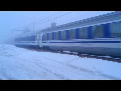 MV 415 ALPINE PEARLS passing Žirovnica train station