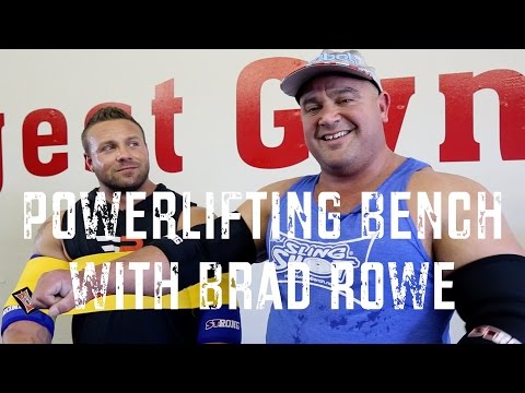 Bodybuilding Workouts -  Teaching Brad Rowe the Art of Powerlifting Benching