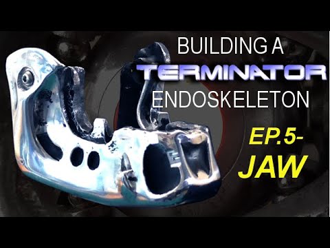 Building the Terminator Ep.5 Jaw. Working T-800 endoskeleton.