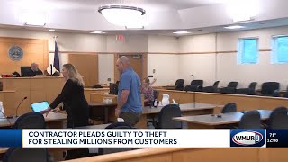 Contractor pleads guilty to theft for stealing millions from customers