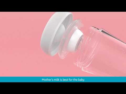 "Chicco" buteliukas Perfect5 0M+150ml rožinis silikoninis video
