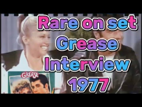 Grease Film Rare on set John Travolta interview
