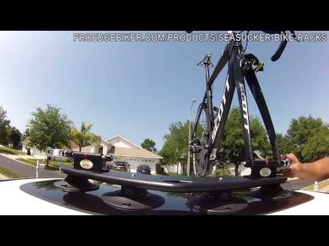 TAKING OFF THE SEASUCKER MINI-BOMBER VACUUM BIKE RACK ( IN REAL TIME)