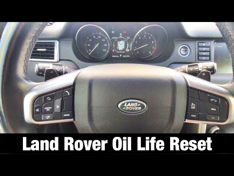 How to reset Service Reminder 2019 Land Rover Discovery Sport - Range
