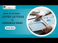 Release Offer Letters in Ledgers24 HRMS ! Best HRMS Software in 2024