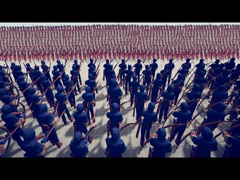 100x ARCHER vs EPIC CLUBBERS HORDE | Totally Accurate Battle Simulator TABS