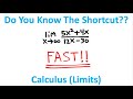 Infinite Limit Shortcut Calculus