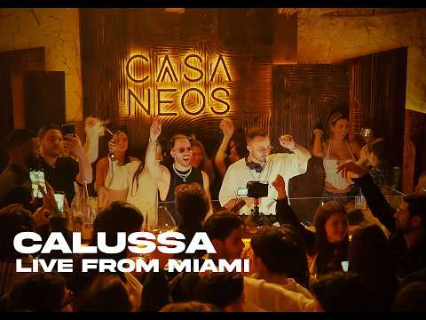 Calussa live @ Casa Neos Miami 2026 - Tech House DJ set