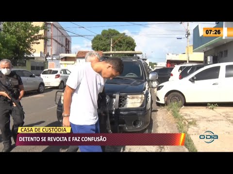 Detento se revolta e cria confusão em penitenciária 04 03 2021