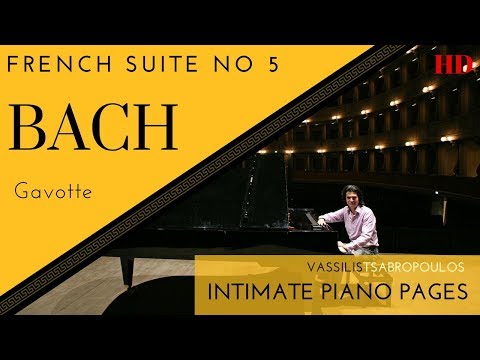 Bach, French Suite No 5, Gavotte /  Vassilis Tsabropoulos