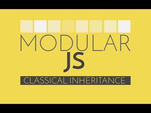 Modular Javascript 6 Classical Inheritance OOP with JS
