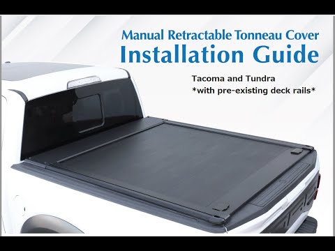 SYNETICUSA MR Retractable PRO Tonneau Cover Installation (for Tacoma and Tundra with deck rails)
