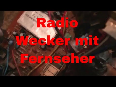 Fernseher Radiowecker aufschrauben - eflose #594