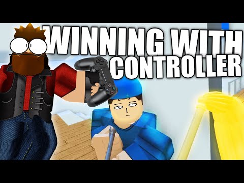 Playing Arsenal With A Controller Im Basically A Console Pro - level 0 to 100 in arsenal late game comeback ep 7 roblox