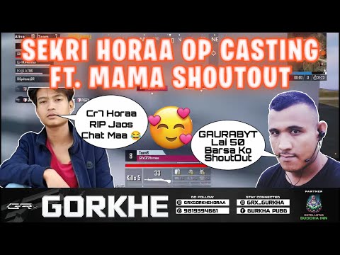 Sekri Horaa OP CASTING FT. MAMA SHOUTOUT 😍 || 18+ Sekri LIVE FUNNY CASTING 😂 - GAURABYT ||