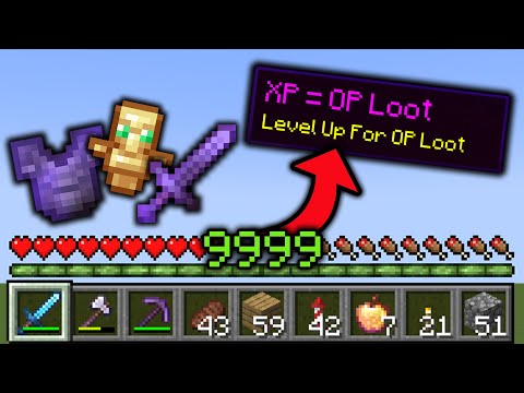 Minecraft, But Your XP = OP Items...