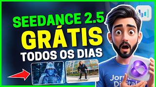 LIBERADO! Como Usar Seedance 2.5 GRÁTIS Sem Pagar Nada - Grátis todo dia! (Dola AI)
