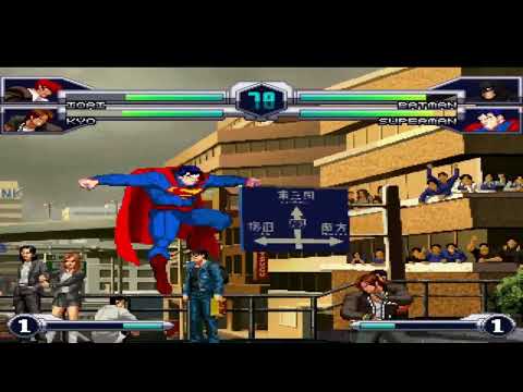 VS Style Debuts TTR: Iori and Kyo vs Batman and Superman