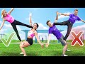 Girls VS Boys Gymnastics Challenge Ft Ninja Kidz